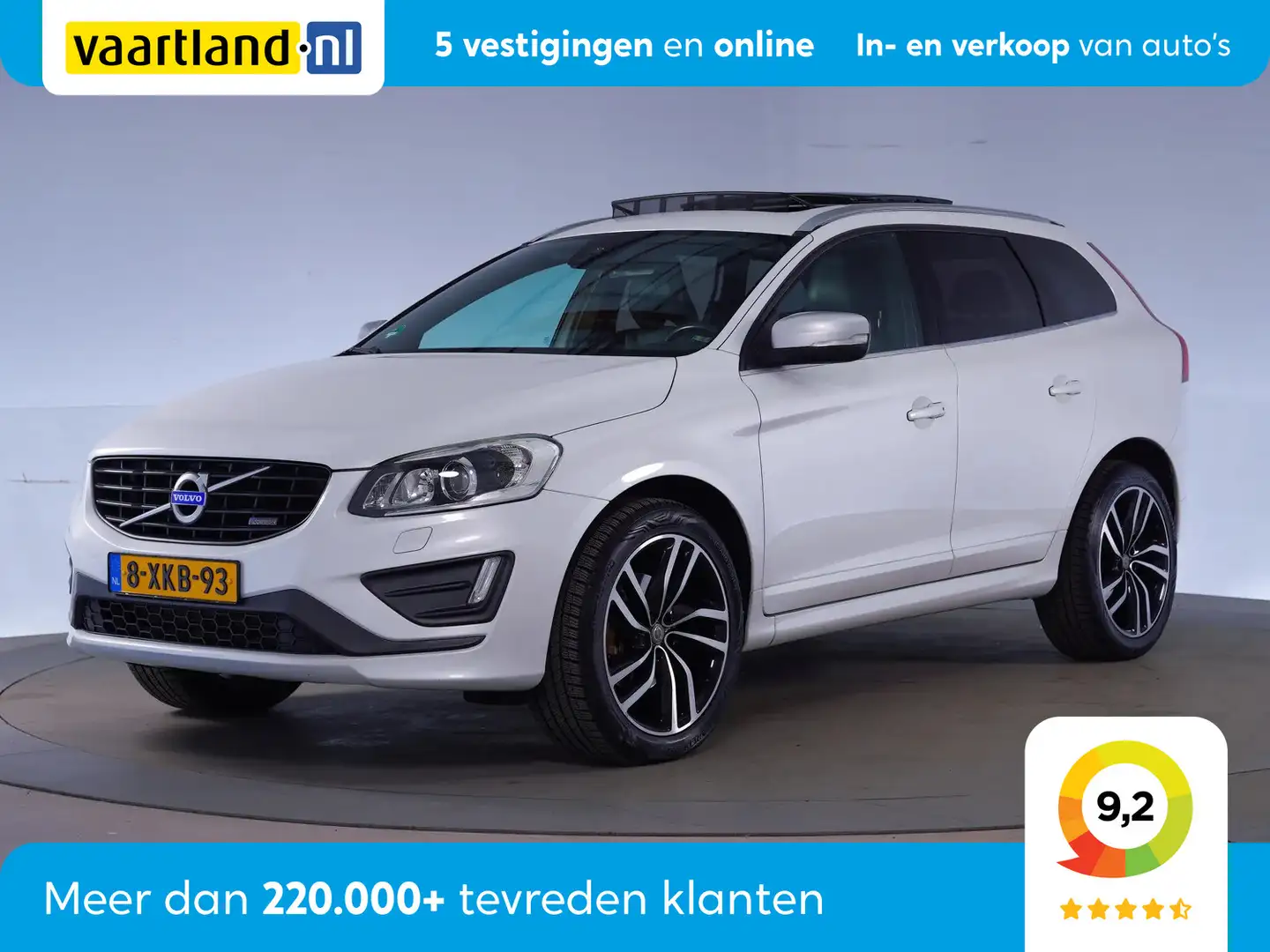 Volvo XC60 2.0 D4 FWD R-Design [ leder climate control Lichtm Weiß - 1