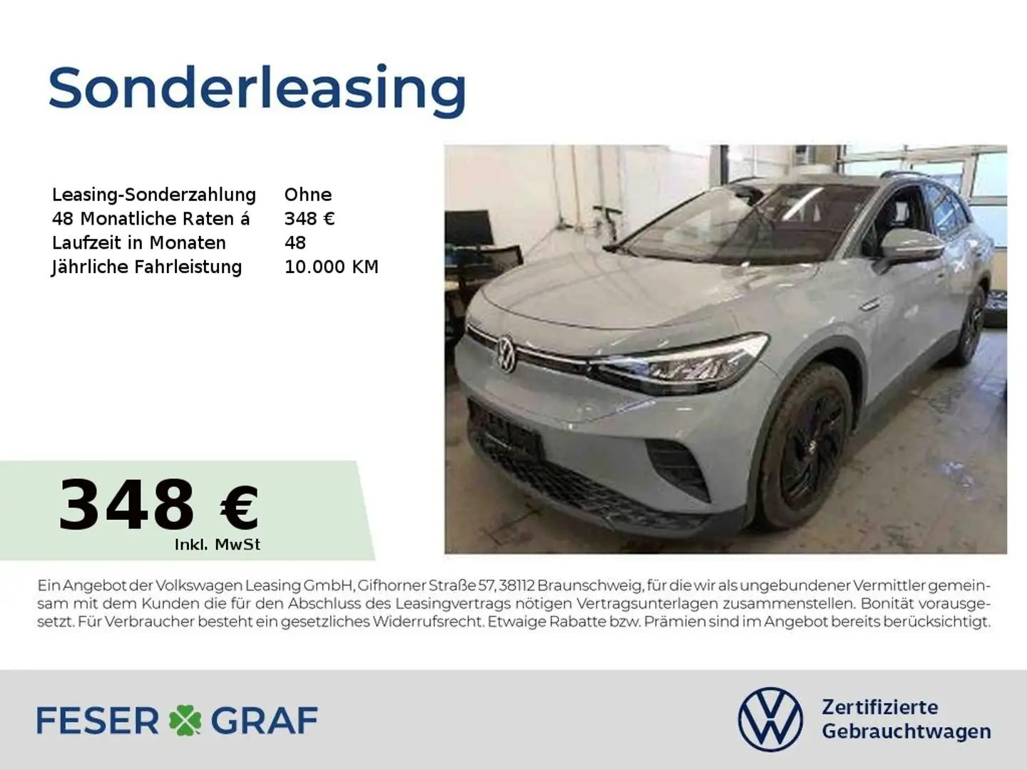 Volkswagen ID.4 Pro Performance Navi CCS Grau - 1