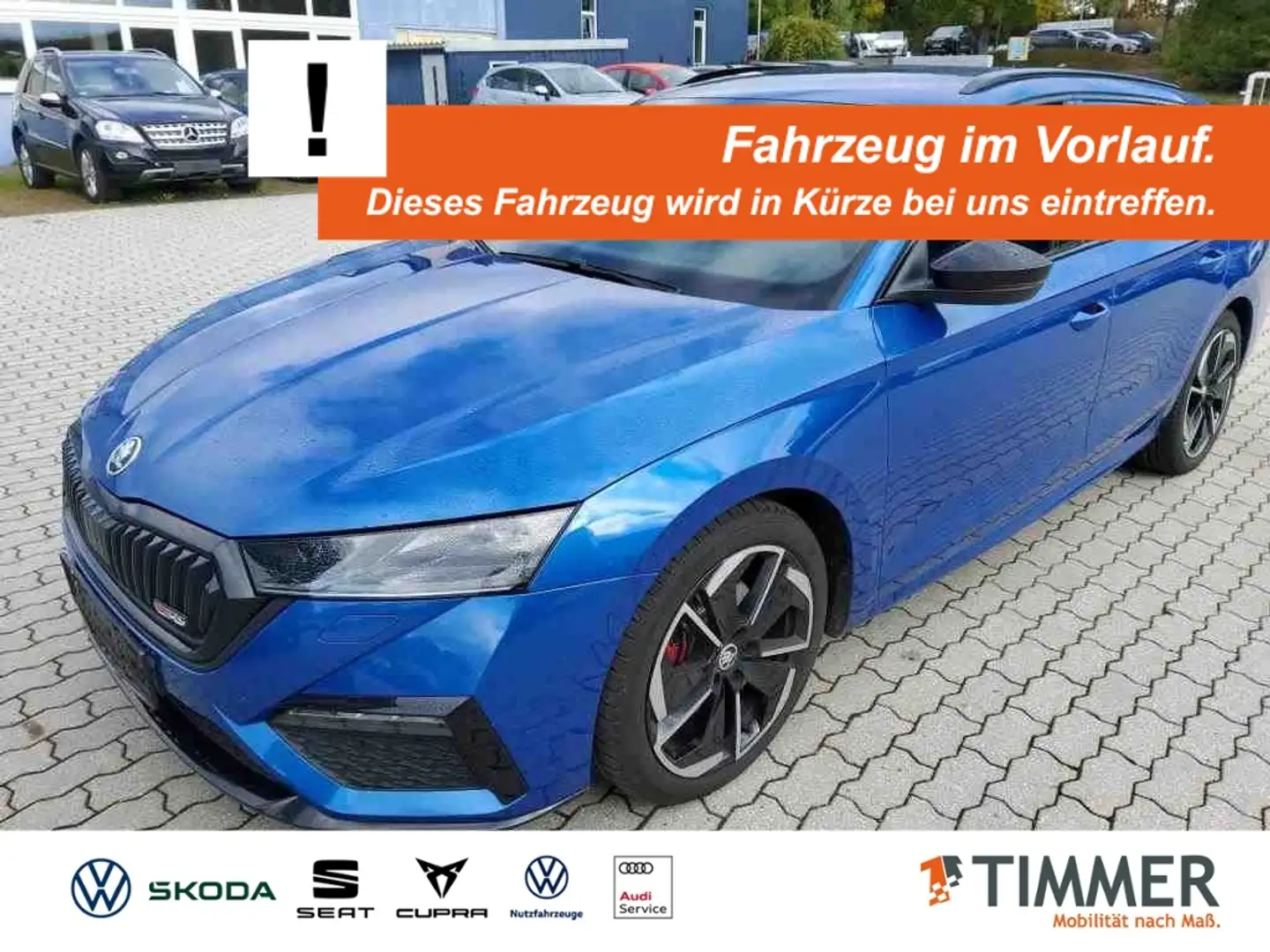 Skoda Octavia Combi 2.0 TDI DSG RS +AHK +MATRIX +ACC +RKAM +HuD Blau - 1