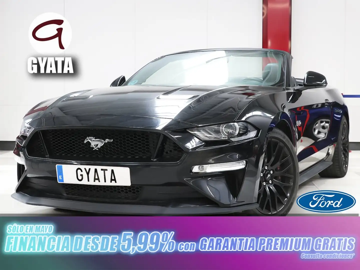 Ford Mustang Convertible 5.0 Ti-VCT GT Aut. Negro - 1