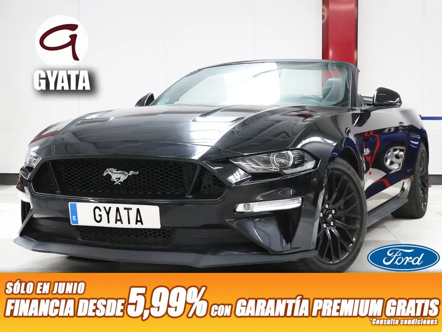 Ford Mustang Convertible 5.0 Ti-VCT GT Aut. Negro - 1