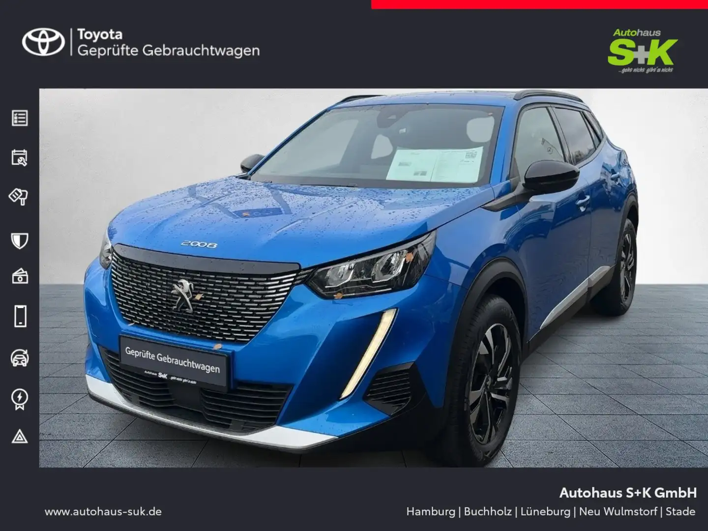 Peugeot 2008 Allure Pack *Sitzheizung*Carplay*Rückfahrk.* Blu/Azzurro - 1