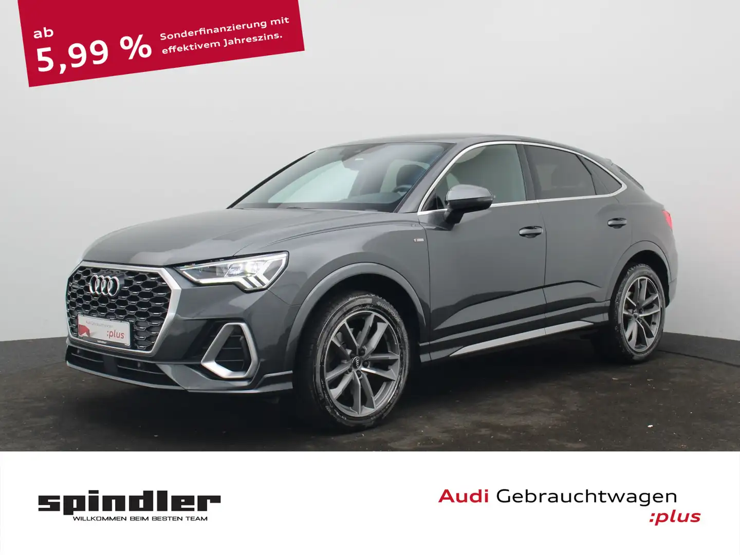 Audi Q3 S-Line 45TFSI quattro S-tronic/ LED Gris - 1