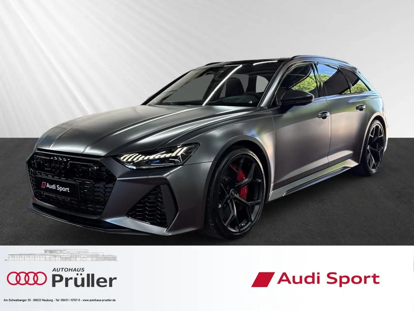 Audi RS6 Avant performance 360°+B&O Adv+Keramik+Sthz Grau - 1