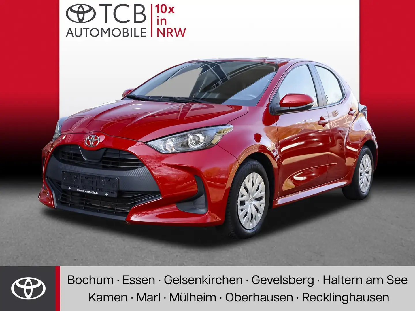 Toyota Yaris 1.0 Dual-VVTi Comfort PDC KLIMA BT RFK RSS Rot - 1