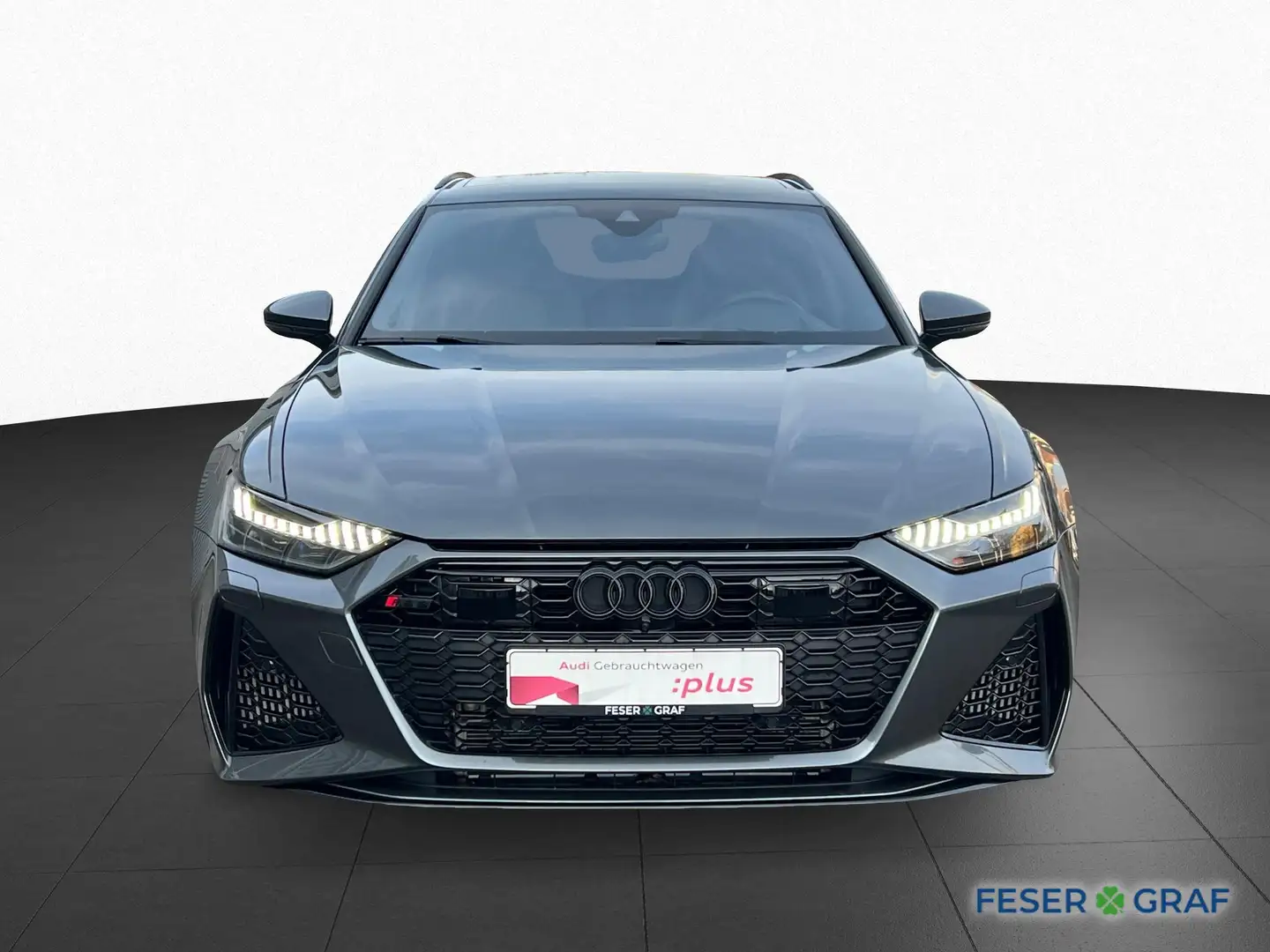 Audi RS6 Avant qu. Tip-tr. +Standheizung+Keramik+Matrix+ Grau - 2