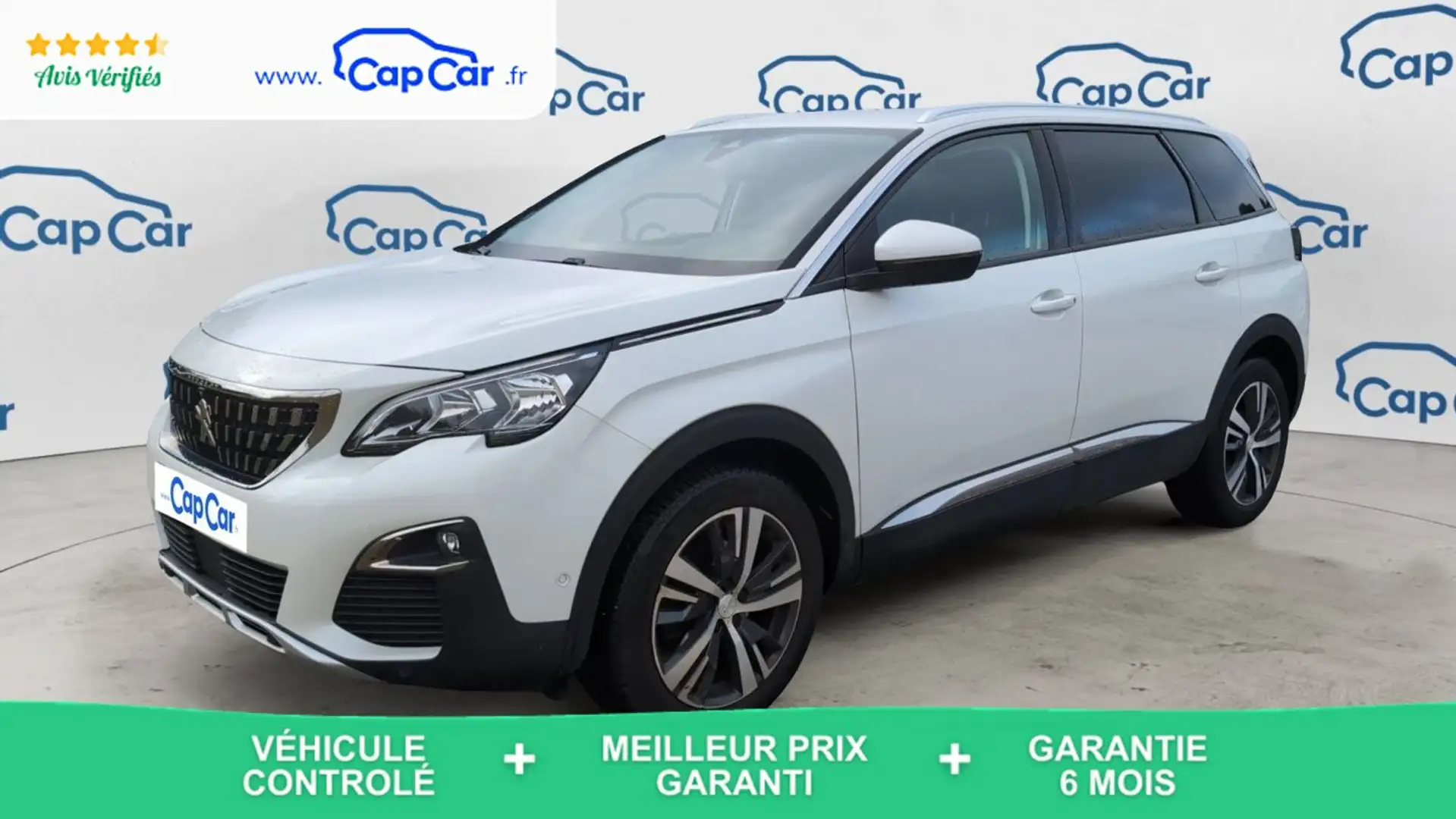 Peugeot 5008 II 1.5 BlueHDi 130 EAT8 Allure - Automatique Blanc - 1
