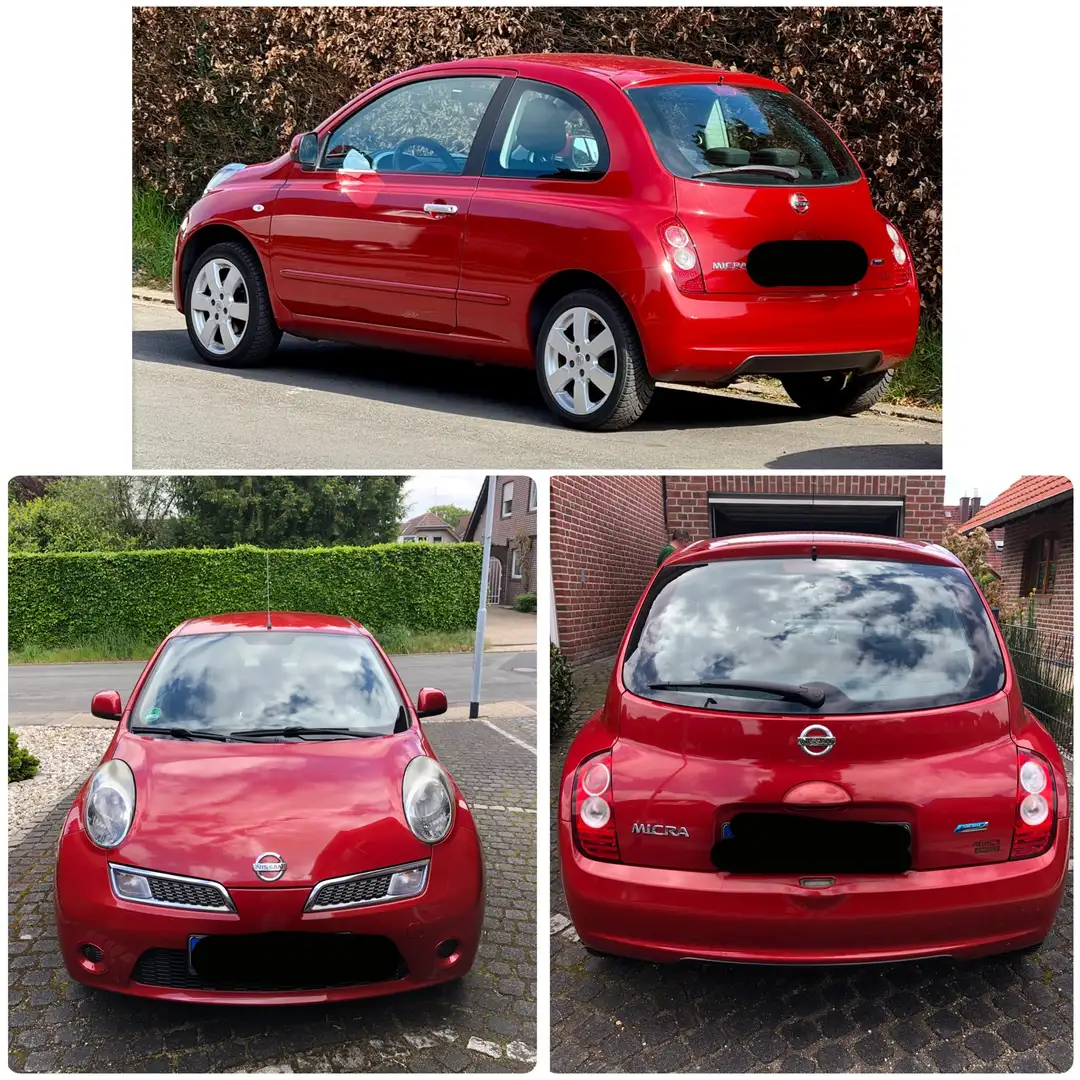 Nissan Micra 1.2 Acenta | K12 | 2/3 Türer Rot - 1