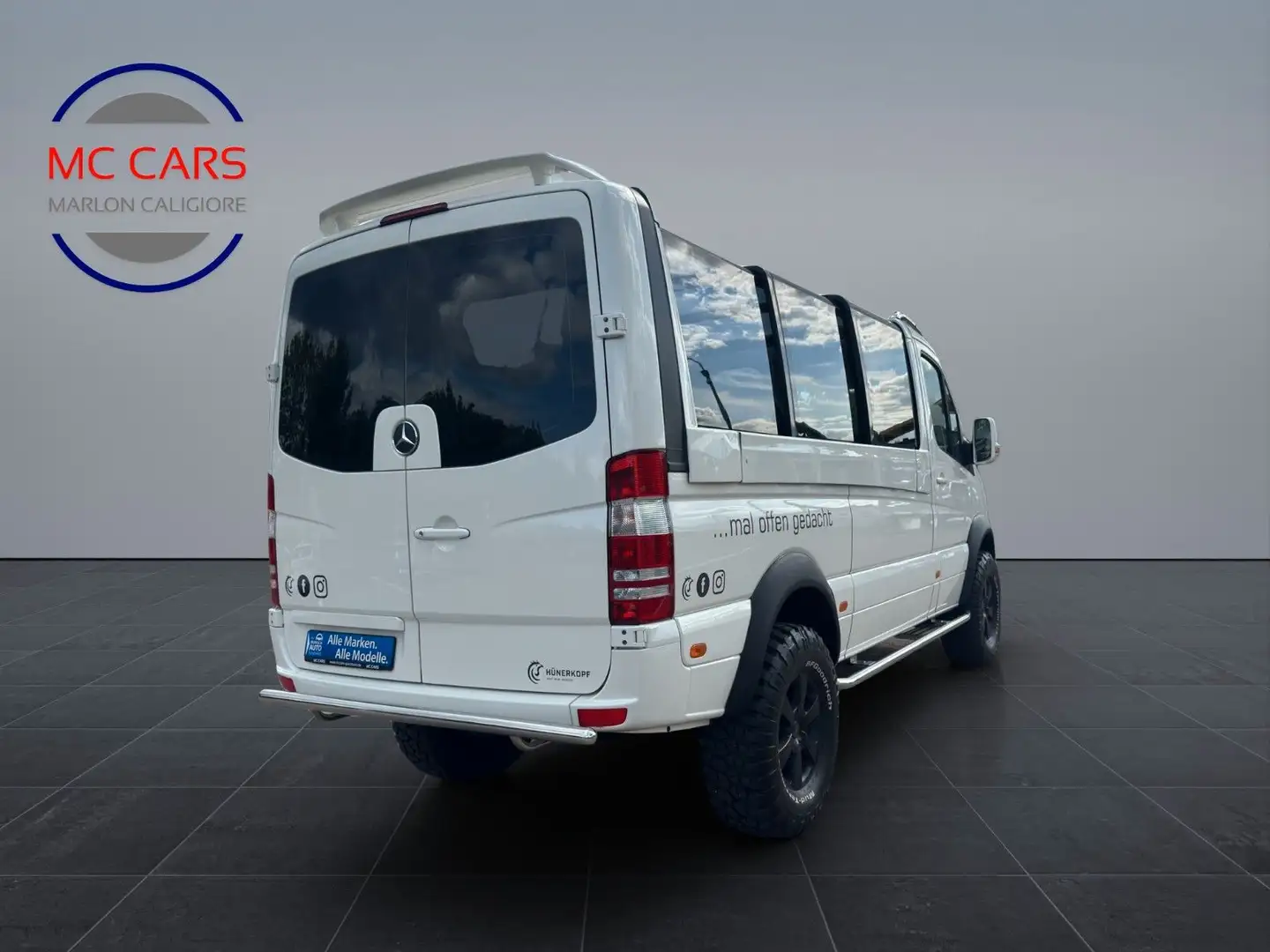 Mercedes-Benz Sprinter Cabrio Allrad Umbau IGLHAUT/UNIKAT! Weiß - 2