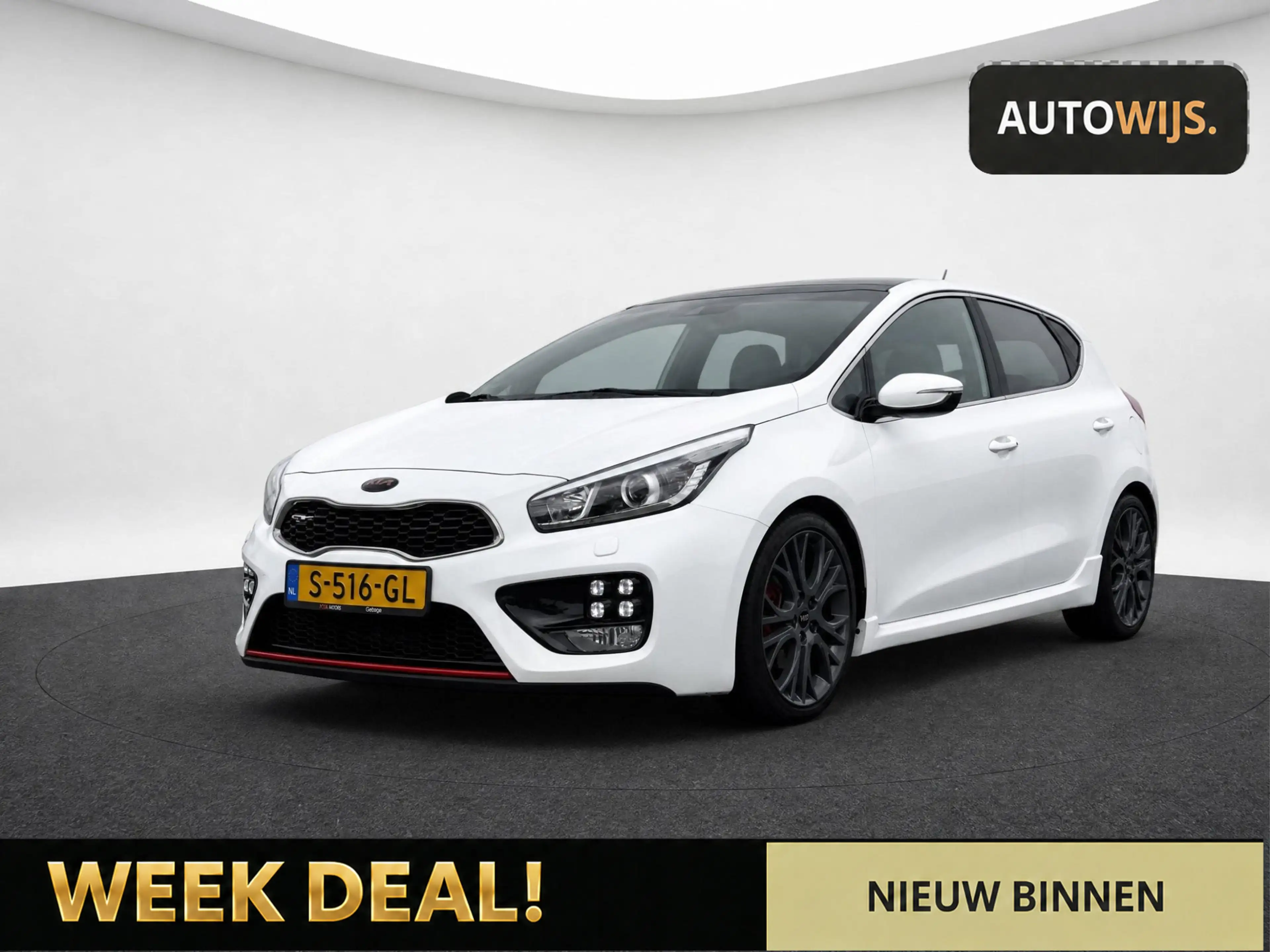 Kia Ceed / cee'd 1.6 GT|204PK|Xenon|Pano|Camera|Stuurverw