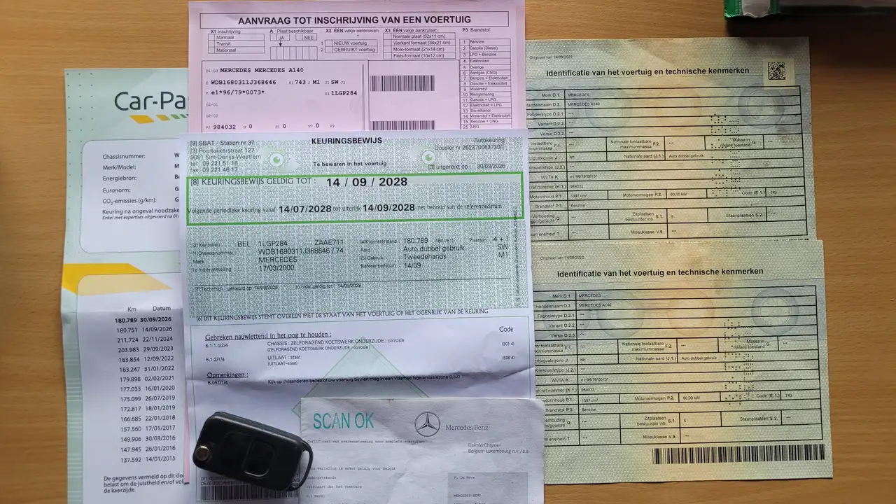 Mercedes-Benz A 140 benzine AL GEKEURD ROOS FORMULIER tot 14-09-2028, foto 2