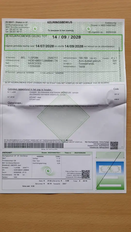 Mercedes-Benz A 140 benzine AL GEKEURD ROOS FORMULIER tot 14-09-2028, foto 11