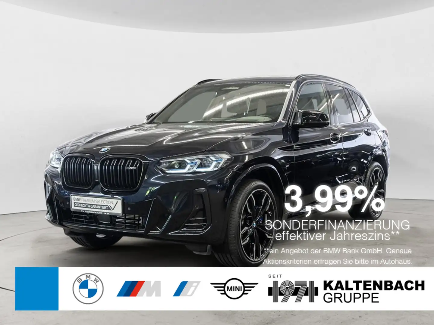 BMW X3 M 40i PANO AHK HUD LASER ALUFELGEN 21 ZOLL Black - 1