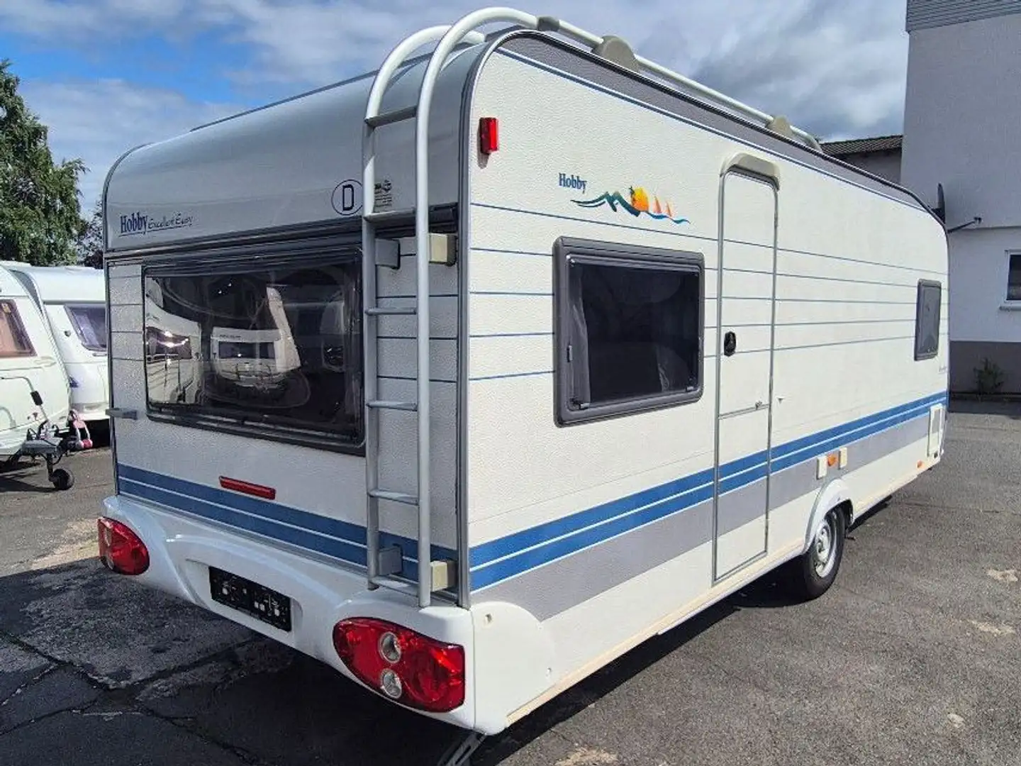 Hobby Excellent 540*4Per*Tüv/Gas neu*100km*Mover*Zelt* Wit - 2