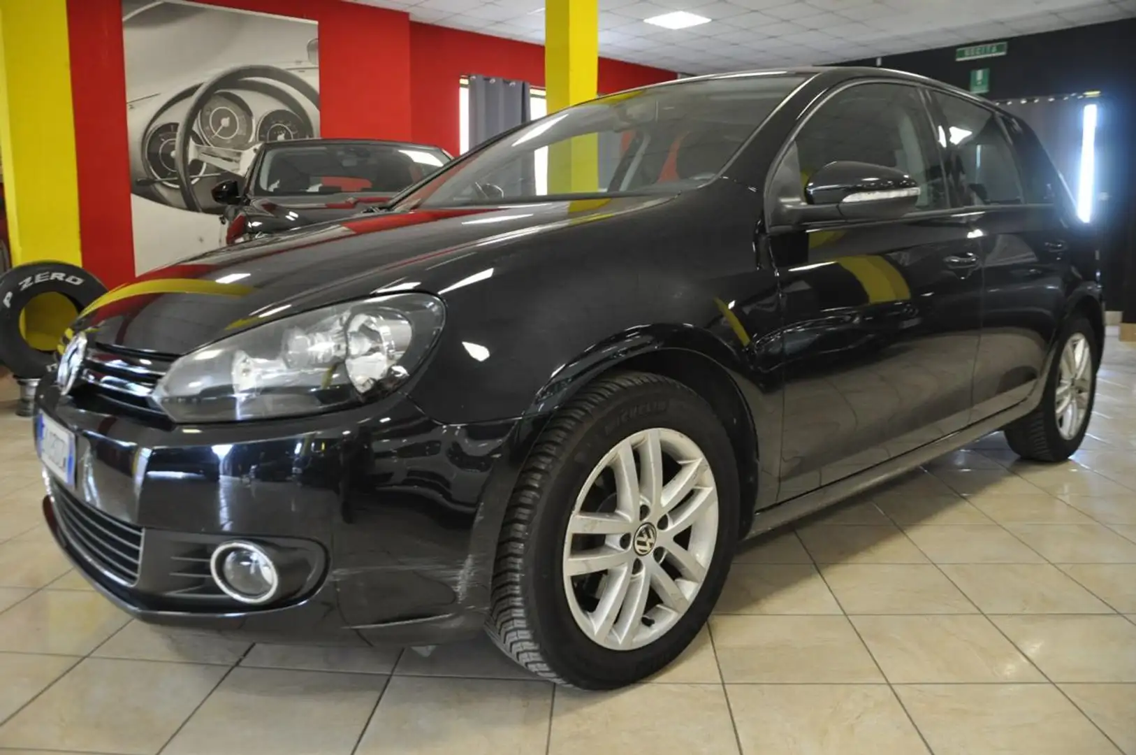 Volkswagen Golf 1.6 TDI 5p.Highline**KM CERTIFICATI/OK NEOPATEN** Nero - 2