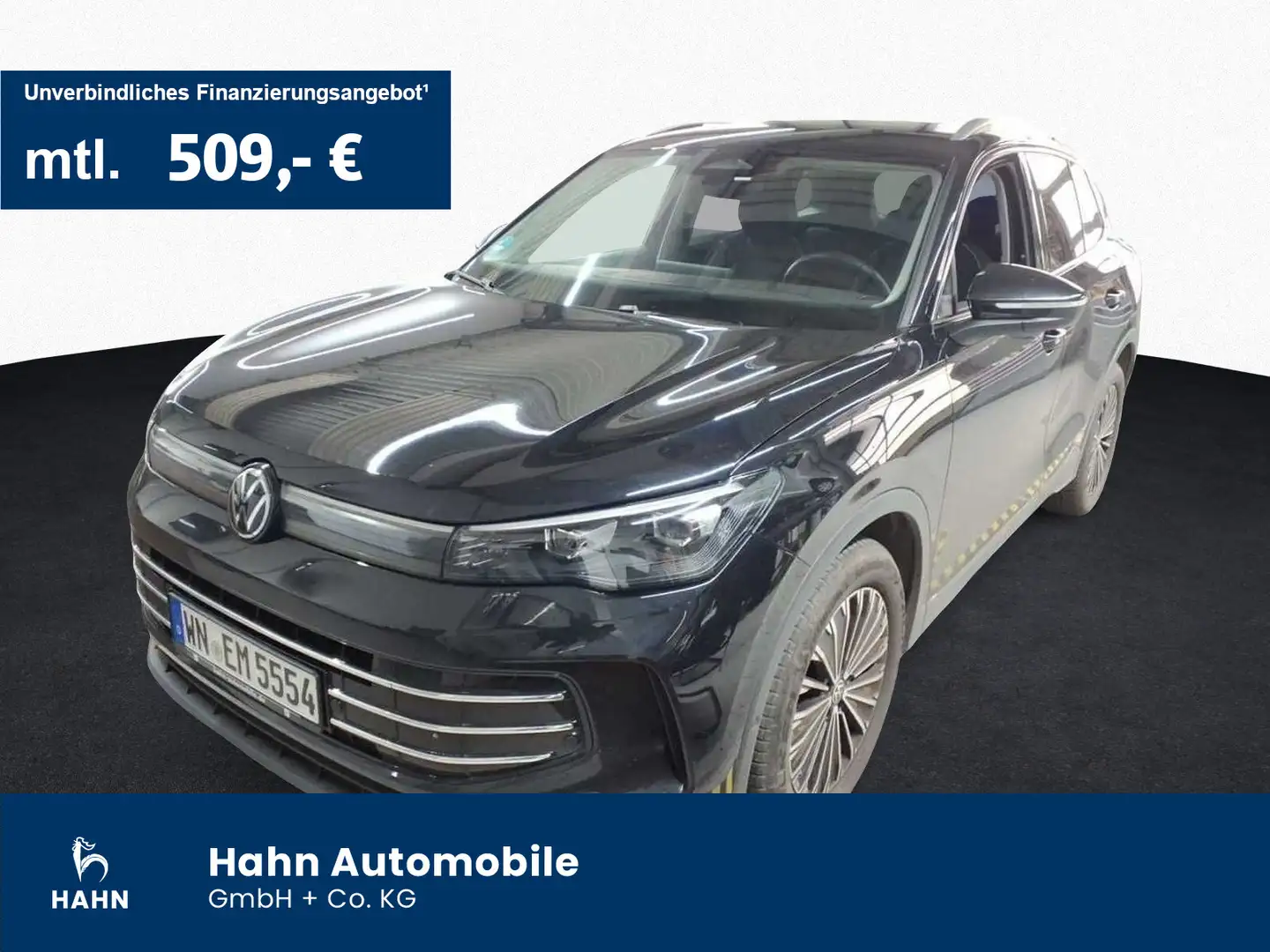Volkswagen Tiguan 1.5 eTSI DSG Elegance Matrix AHK Navi CAM Schwarz - 1