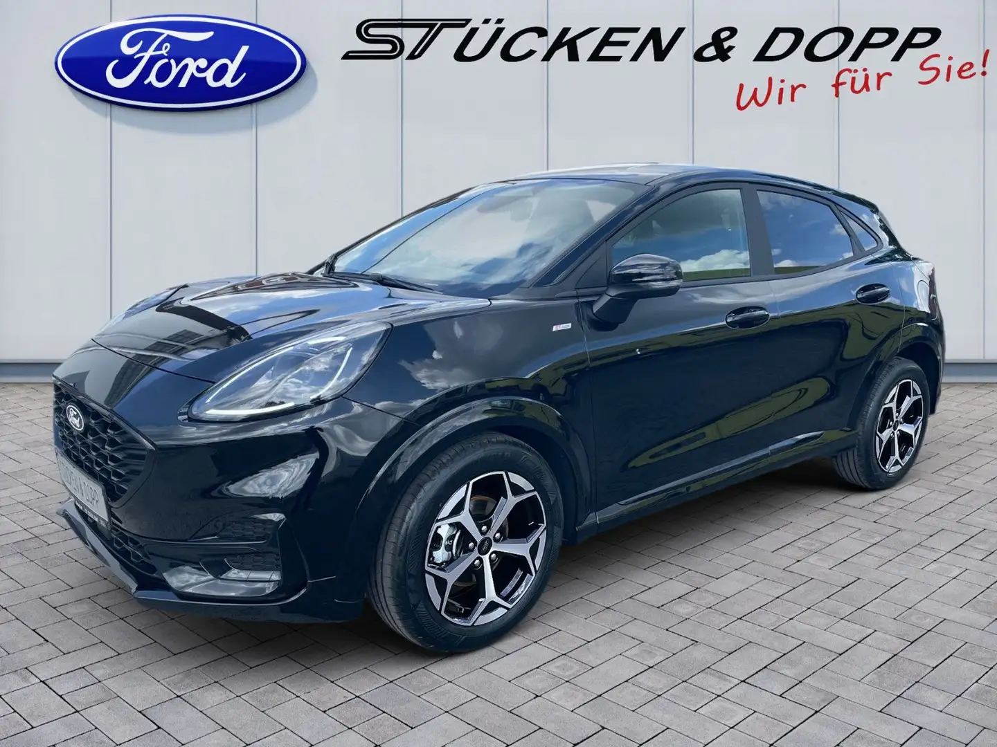 Ford Puma 1.0 EcoBoost ST-Line+LED+Kamera+Navi+... Noir - 1
