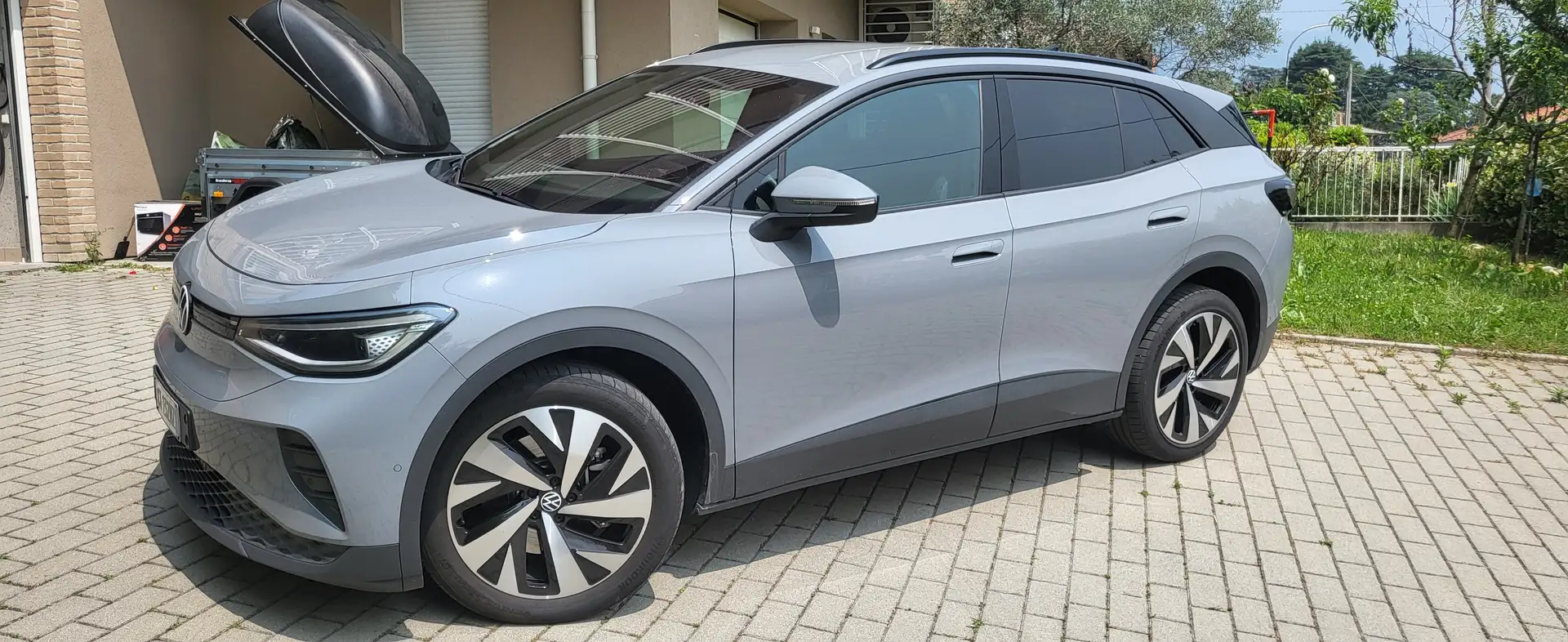 Volkswagen ID.4 ID.4 77 kWh Pro 4motion 265cv Grigio - 1