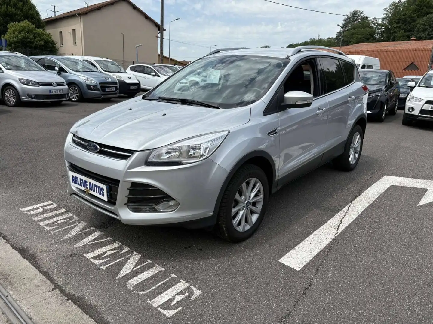 Ford Kuga II 2.0 TDCi 150ch Titanium 4x4 Gris - 2