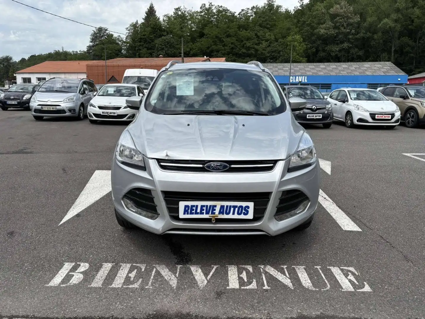 Ford Kuga II 2.0 TDCi 150ch Titanium 4x4 Gris - 1