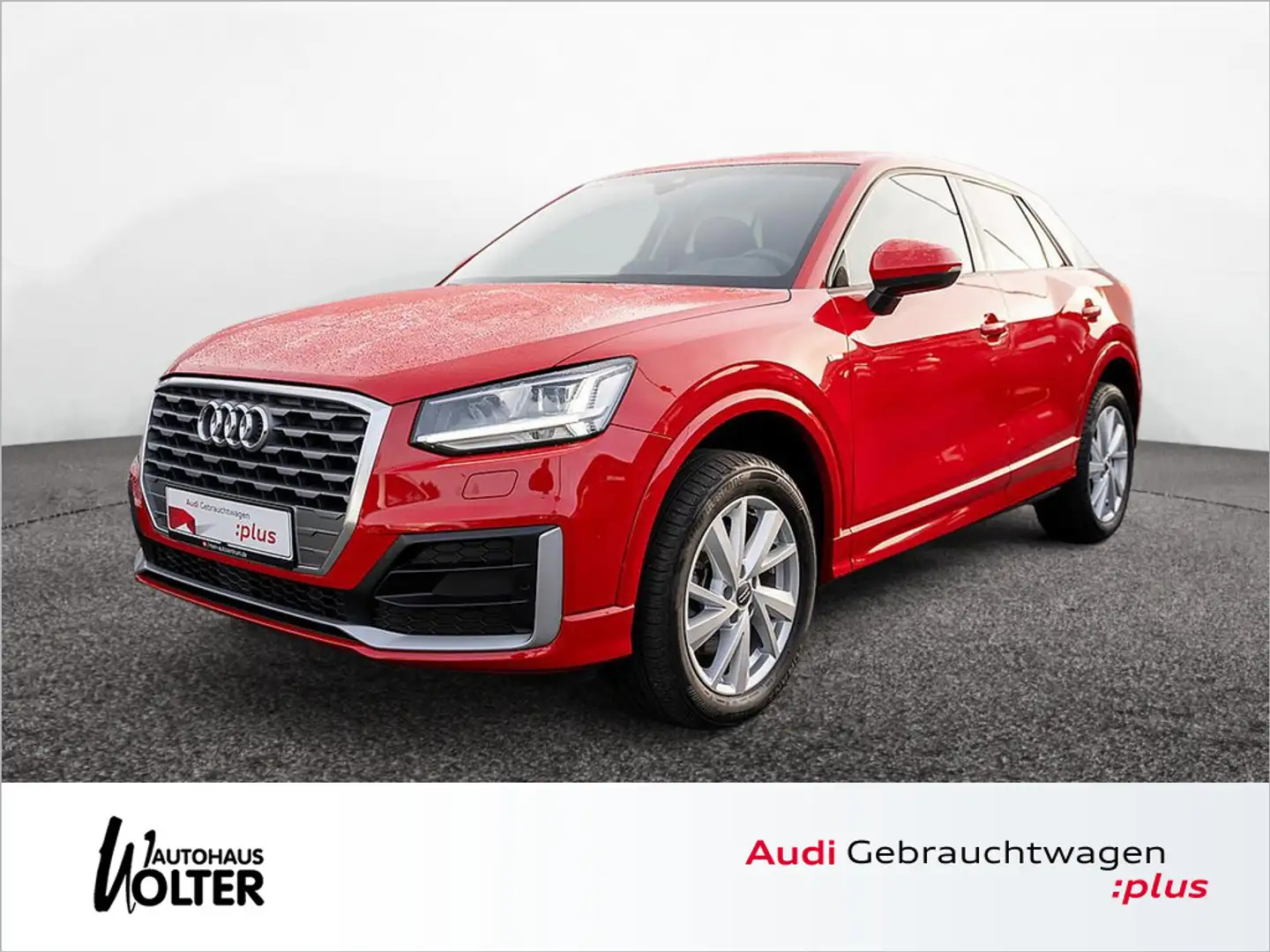 Audi Q2 35 TDI sport AHK LED KAMERA NAVI SHZ Rot - 1