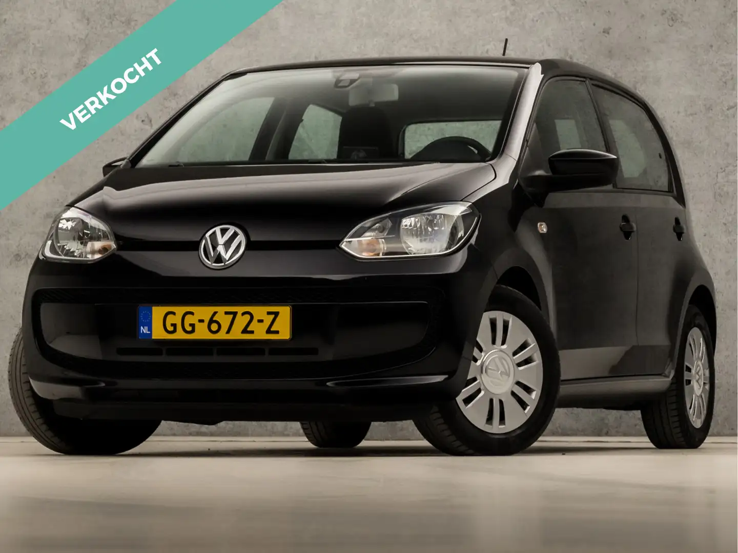 Volkswagen up! 1.0 move up! BlueMotion (NAVIGATIE, 5 DEURS, AIRCO Negro - 1