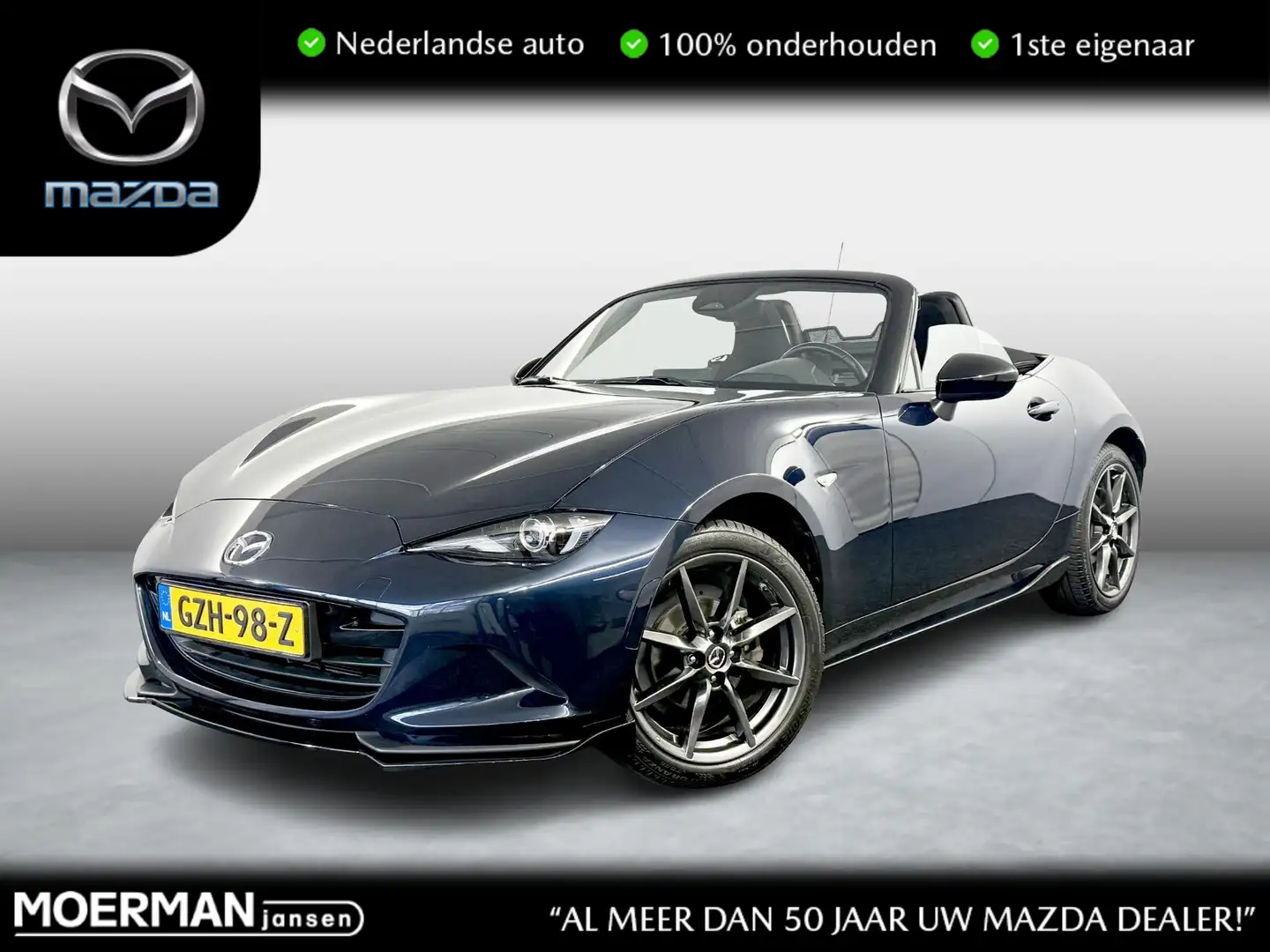 Mazda MX-5 1.5 SkyActiv-G 132 / NL auto / 1e eig / Bijz. uitv Blau - 1