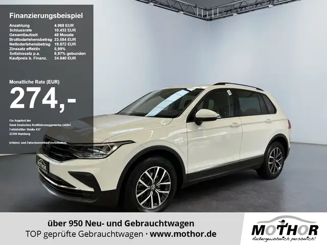 2022 Volkswagen Tiguan in White for sale