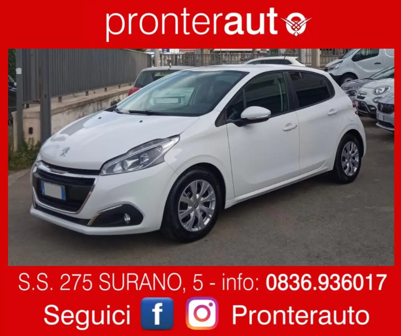Peugeot 208 5p 1.6 BlueHdi 75cv Bianco - 1