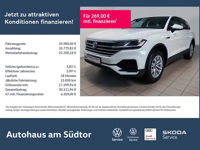 Volkswagen Touareg 3.0 TDI V6 4MOTION | LED RFK ACC Navi