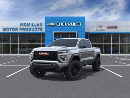 Gray 2026 GMC Canyon Elevation Crew Cab 4WD Pickup Truck Four-Wheel Drive 8-Speed Automatic