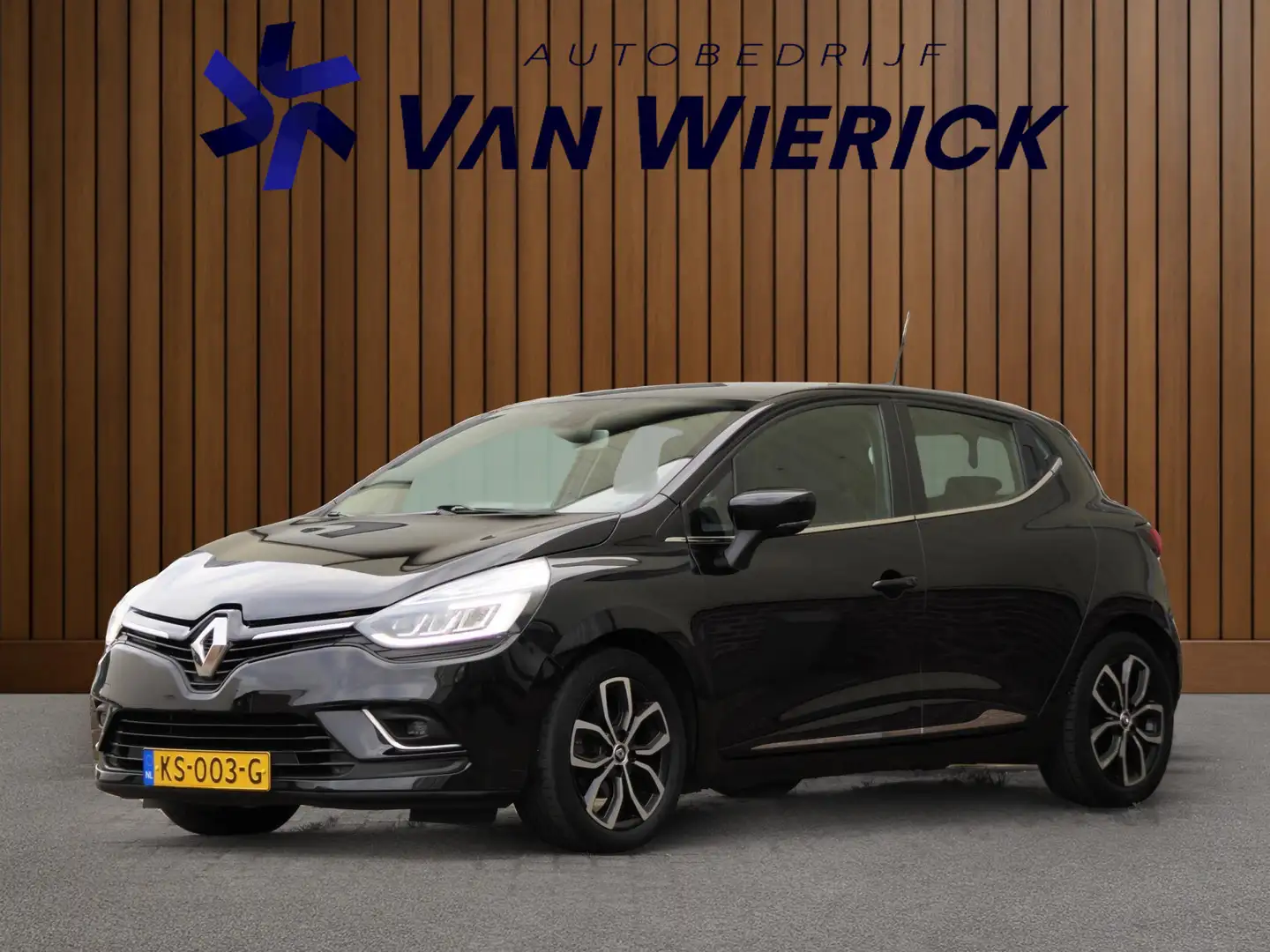Renault Clio 0.9 TCe Intens | Cruise | Led | Half stof/leer | N Zwart - 1