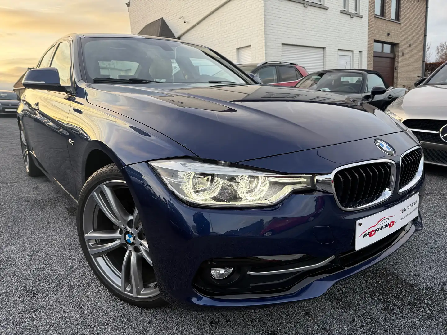 BMW 316 316d Sport Line 12 maanden waarborg Bleu - 1