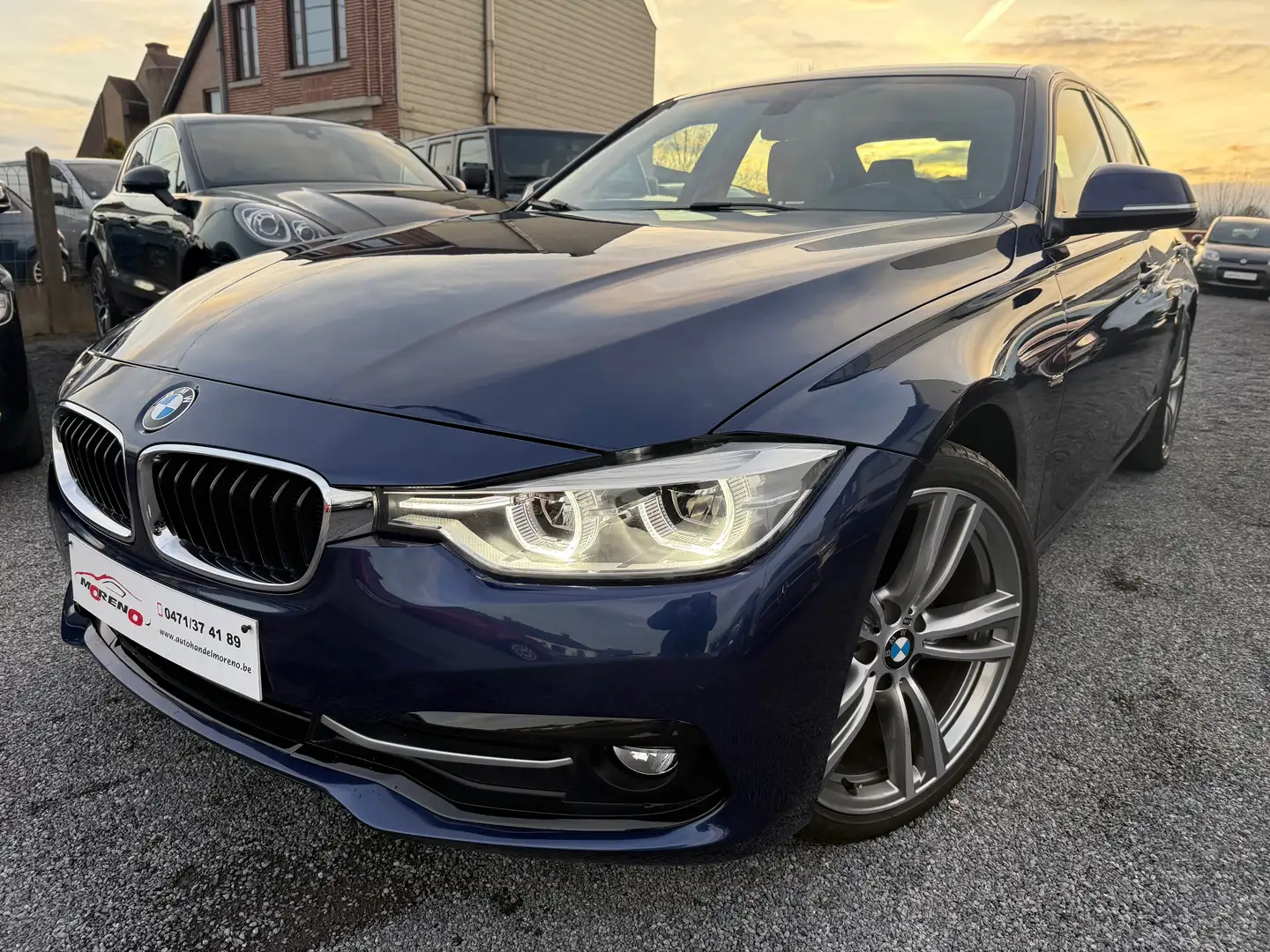 BMW 316 316d Sport Line 12 maanden waarborg Bleu - 2