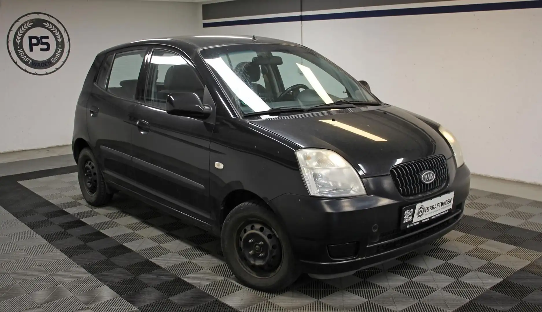 Kia Picanto 1.1 KLIMAANLAGE USB TÜV NEU 5-TÜRIG Schwarz - 2