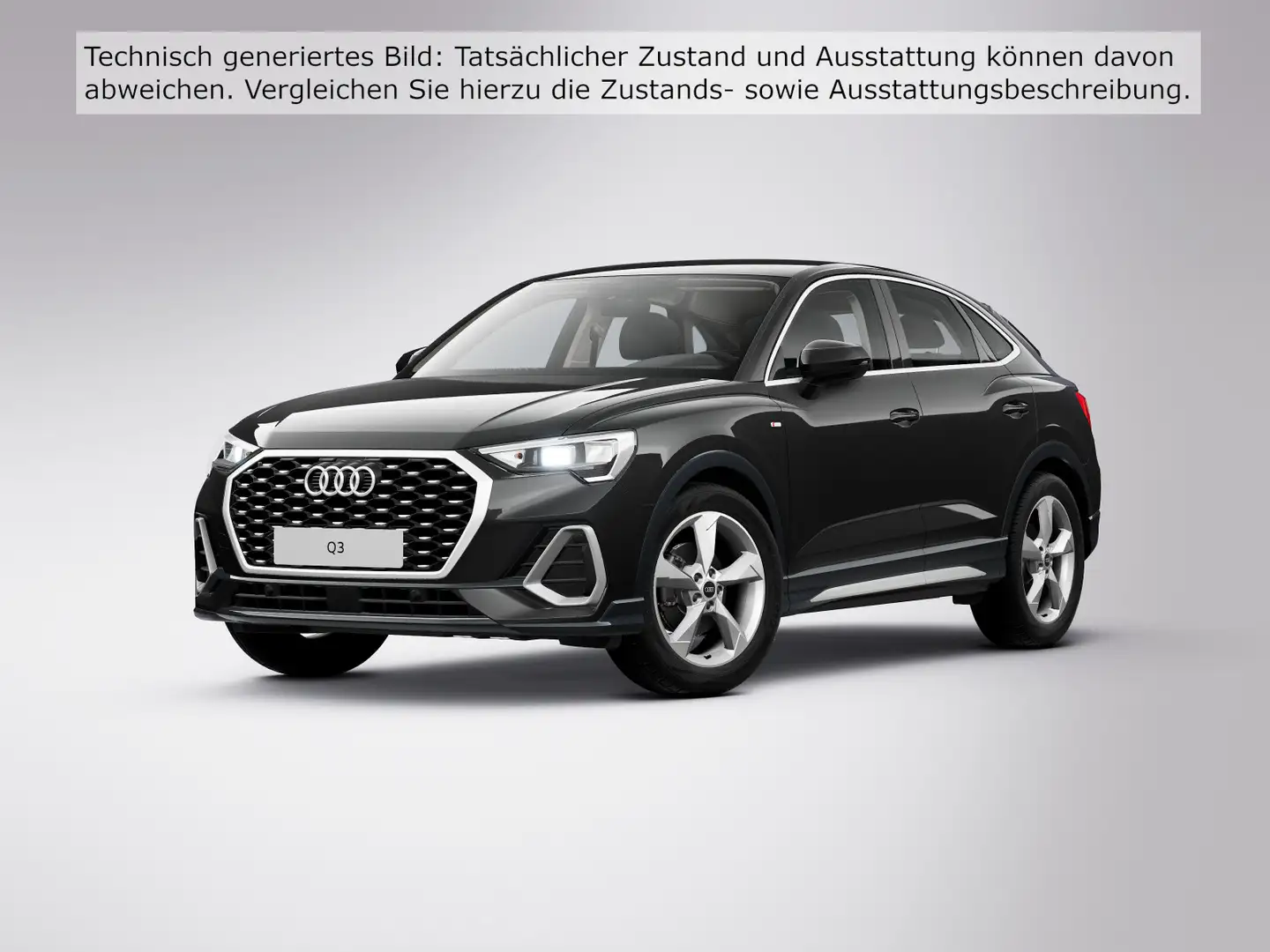 Audi Q3 35 TDI S LINE LM19 LEDER eSITZE AHK Schwarz - 2