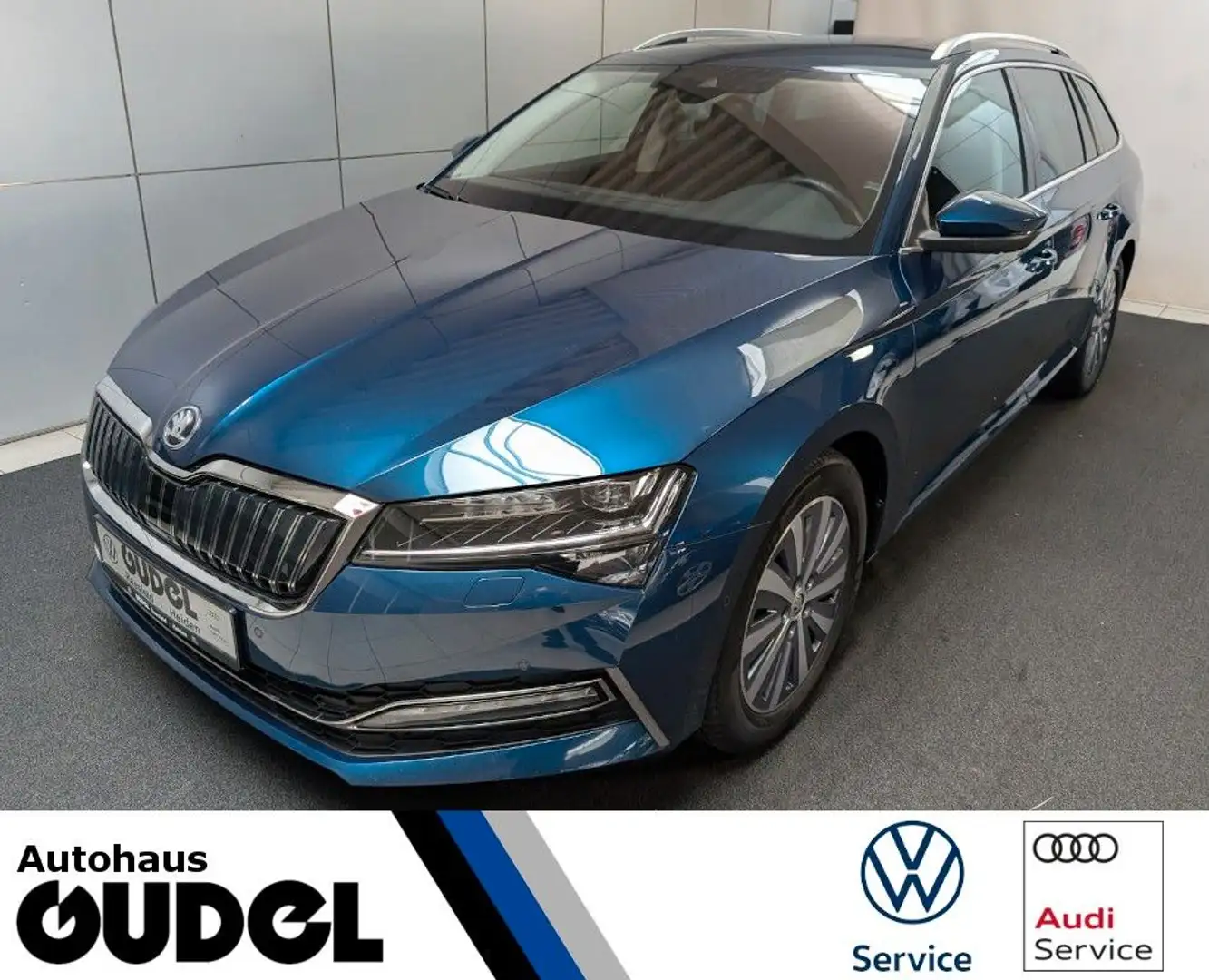 Skoda Superb Combi 1.4 TSI iV Hybrid DSG  ACC DCC Blau - 1
