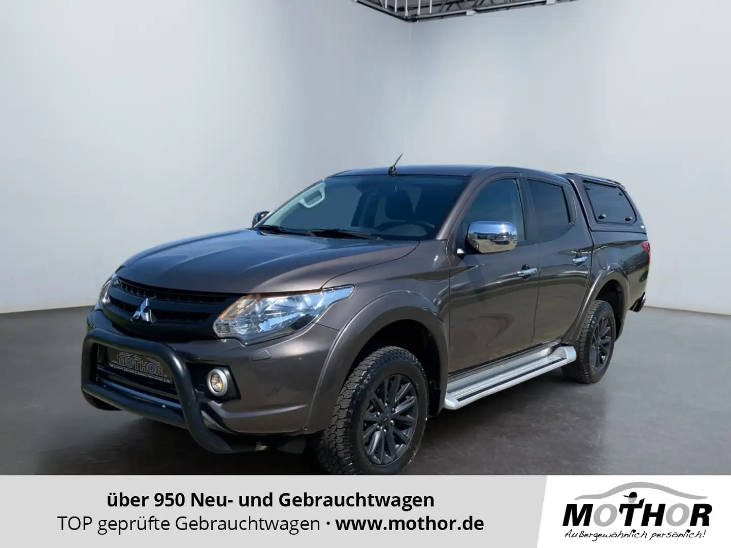 Mitsubishi L200 Plus 2,4l DI-D 4WD TEMP SHZ KAM AHK Bruin - 1