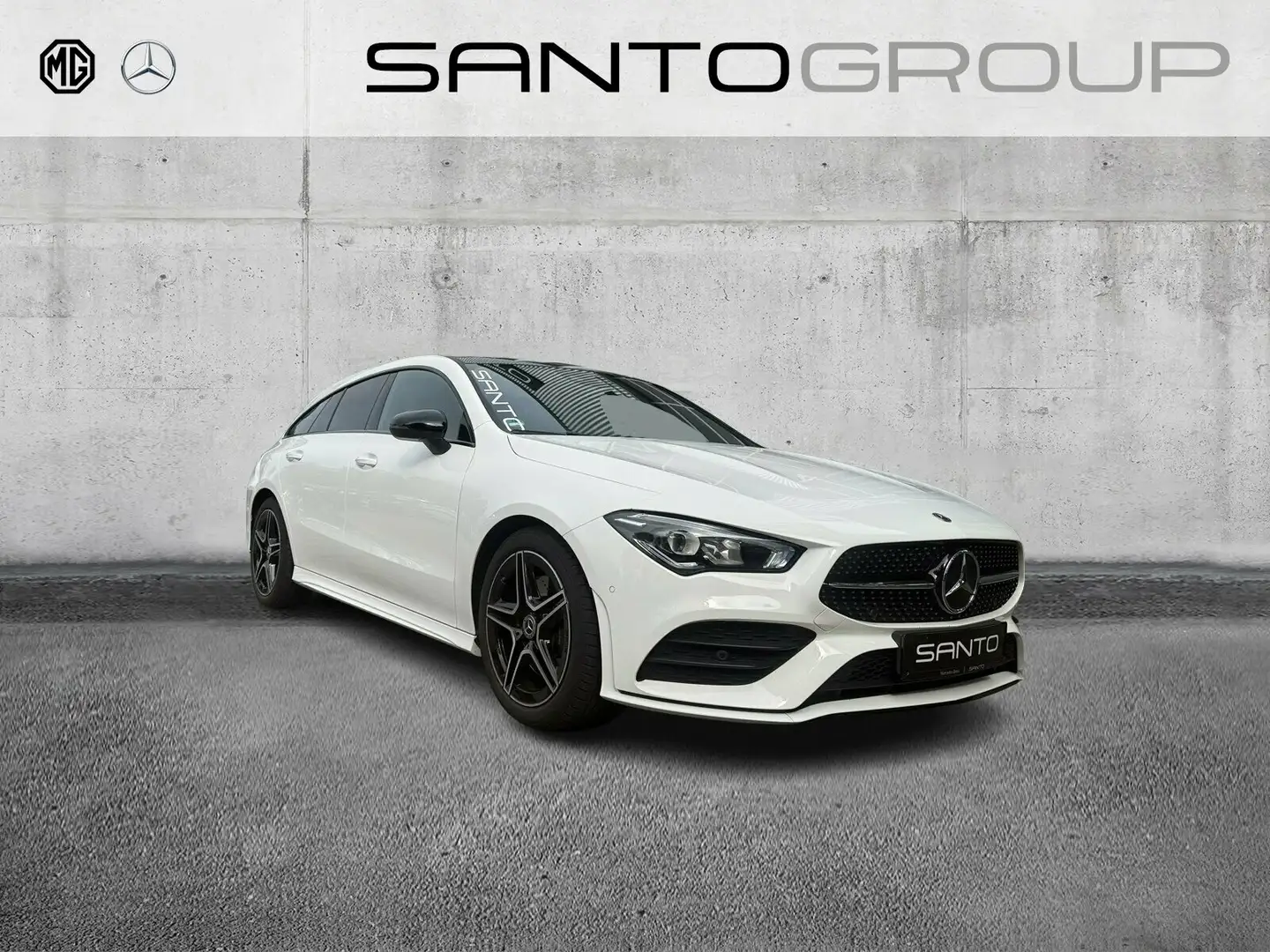 Mercedes-Benz CLA 200 CLA 200 Shooting Brake AMG Line/Pano.-Dach/Autom. Weiß - 1