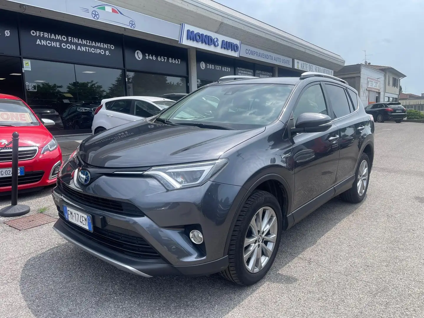 Toyota RAV 4 2.5 vvt-i h Lounge 4wd e-cvt my17 Grigio - 1