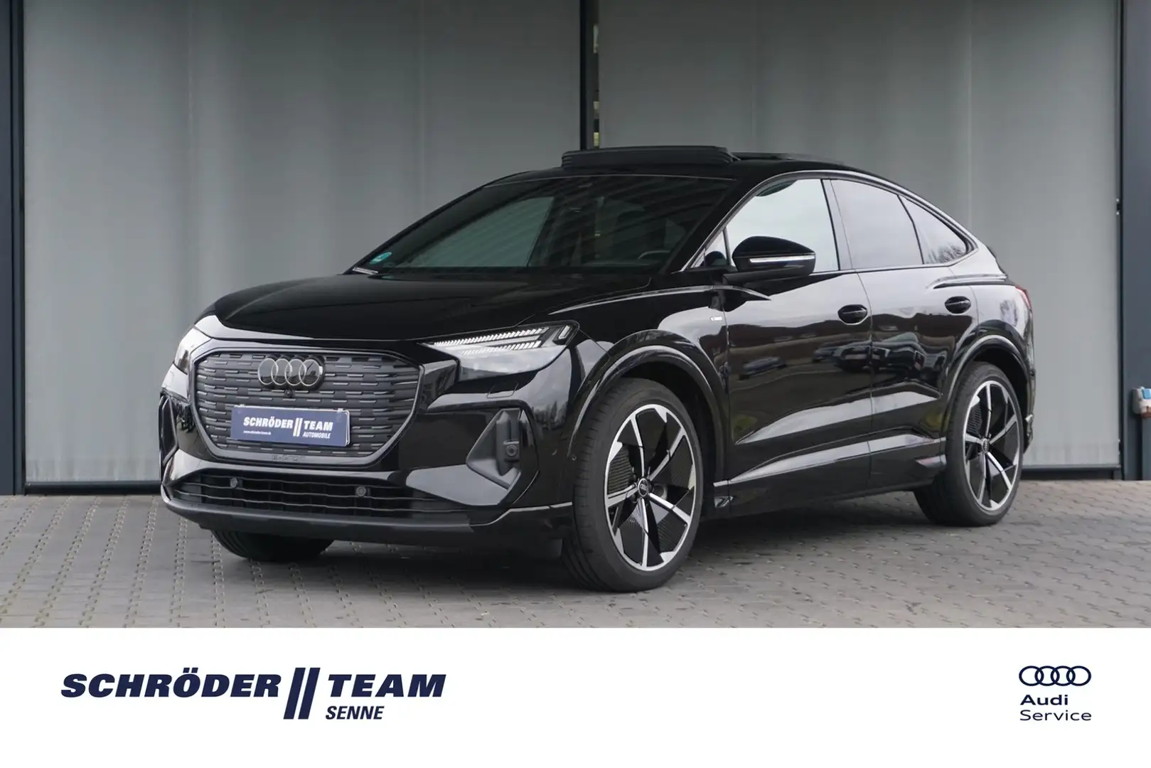 Audi Q4 e-tron e-tron Sportback 40 S line Pano Matrix Černá - 1
