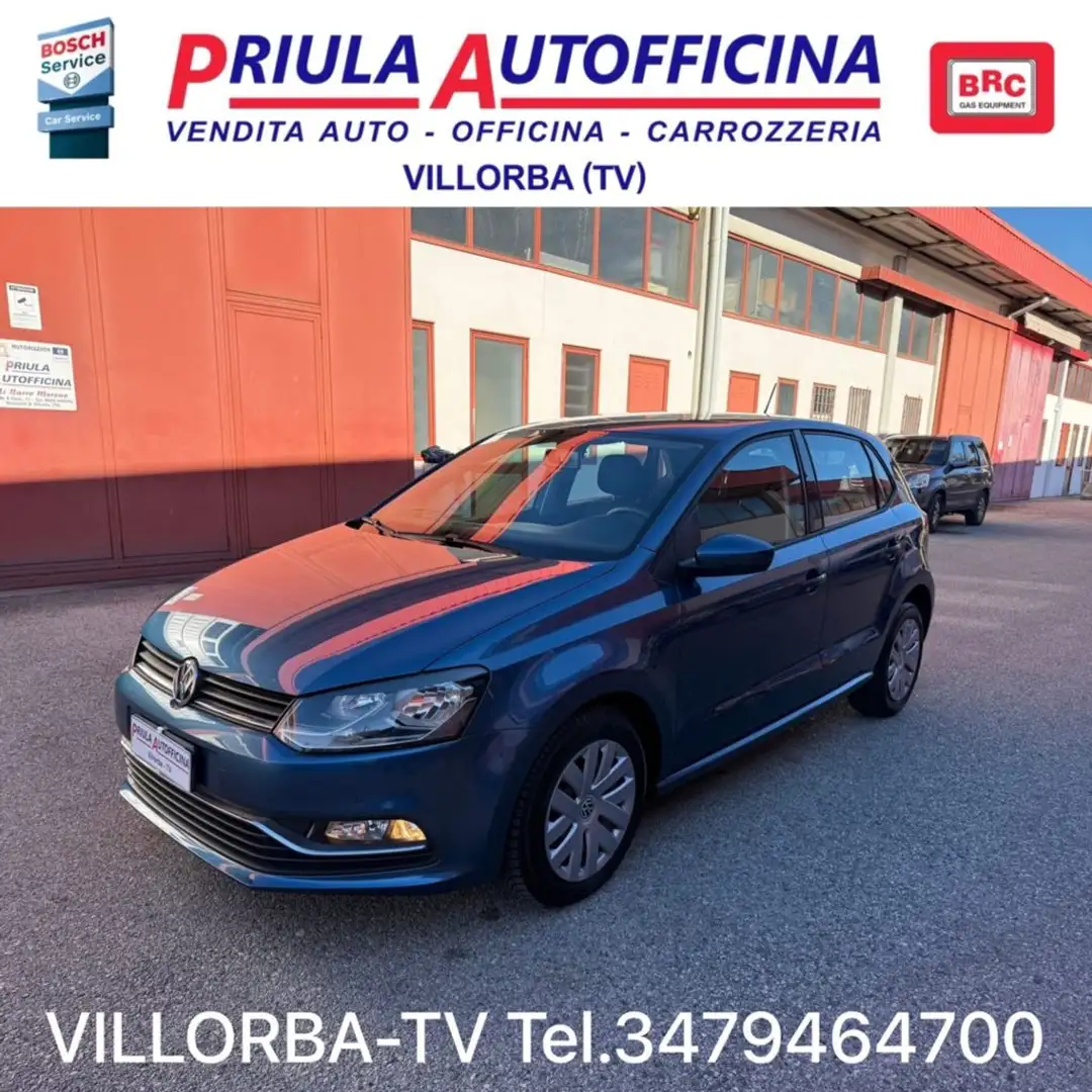 Volkswagen Polo 1.4 TDI 5p. EURO 6 UNICOPROPRIETARIO Blau - 1