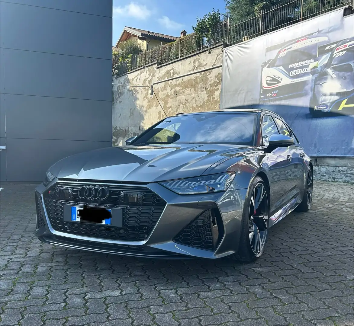 Audi RS6 Avant 4.0 mhev quattro carbo ceramica reale Grigio - 1