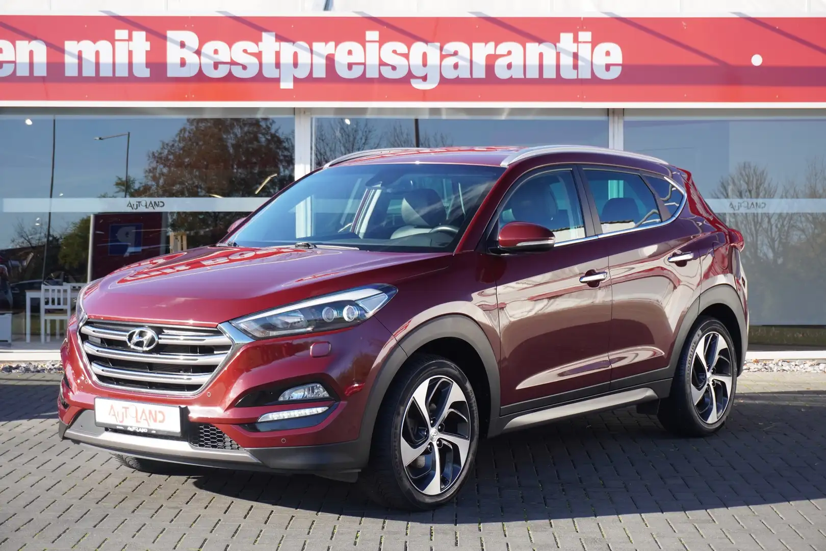 Hyundai TUCSON 1.6 T-GDI Premium 4WD LED Navi Kamera AHK Rot - 2