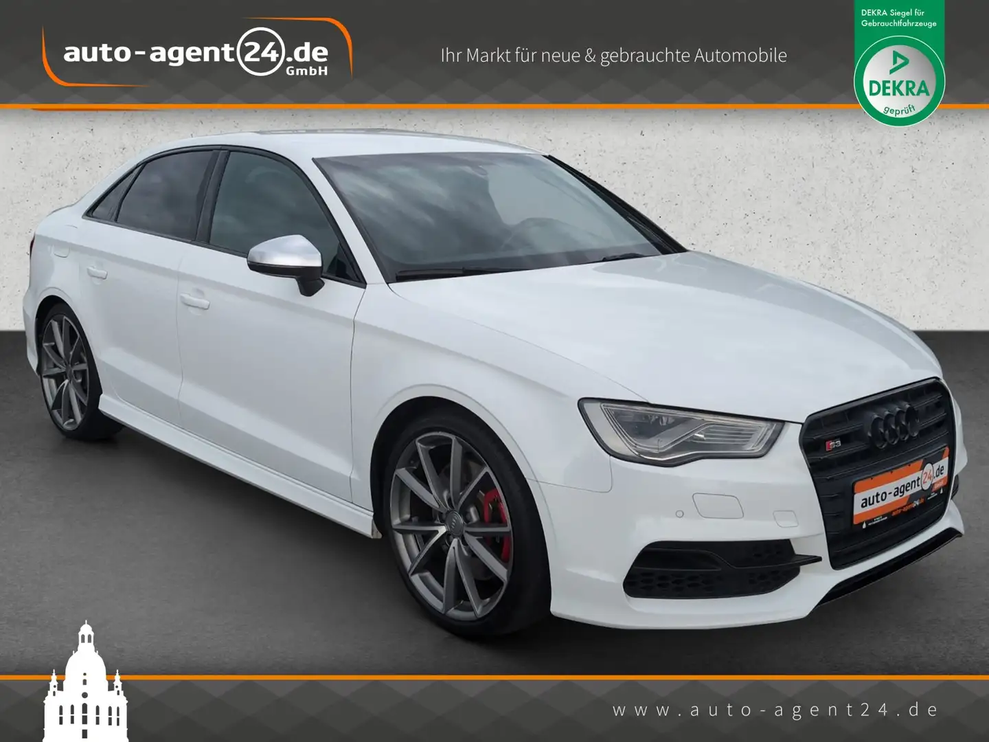 Audi S3 2.0 TFSI quattro /unfallfrei/B&O/LED/Keyless Weiß - 1