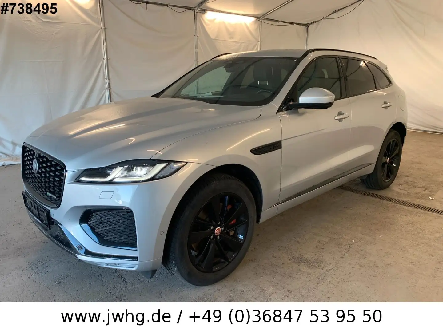 Jaguar F-Pace F-PACE R-Dynamic P400E Hybrid 20" 360° FahrAss+ Silber - 1