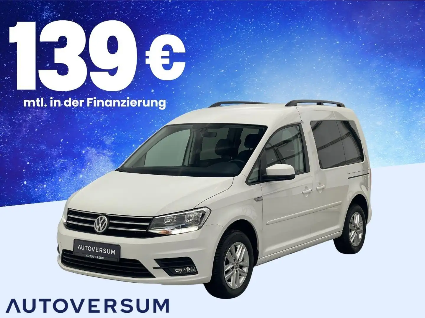 Volkswagen Caddy TSI Comfortline *TEMP*PARK*KLIMA*DAW* Blanc - 1
