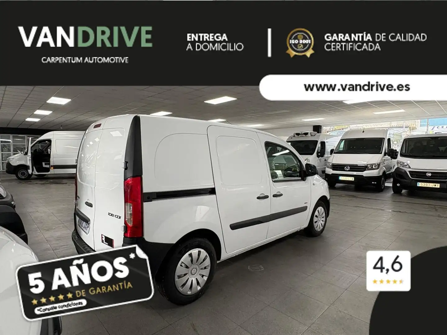 Mercedes-Benz Citan N1 Furgón 109CDI BE Largo Blanco - 2