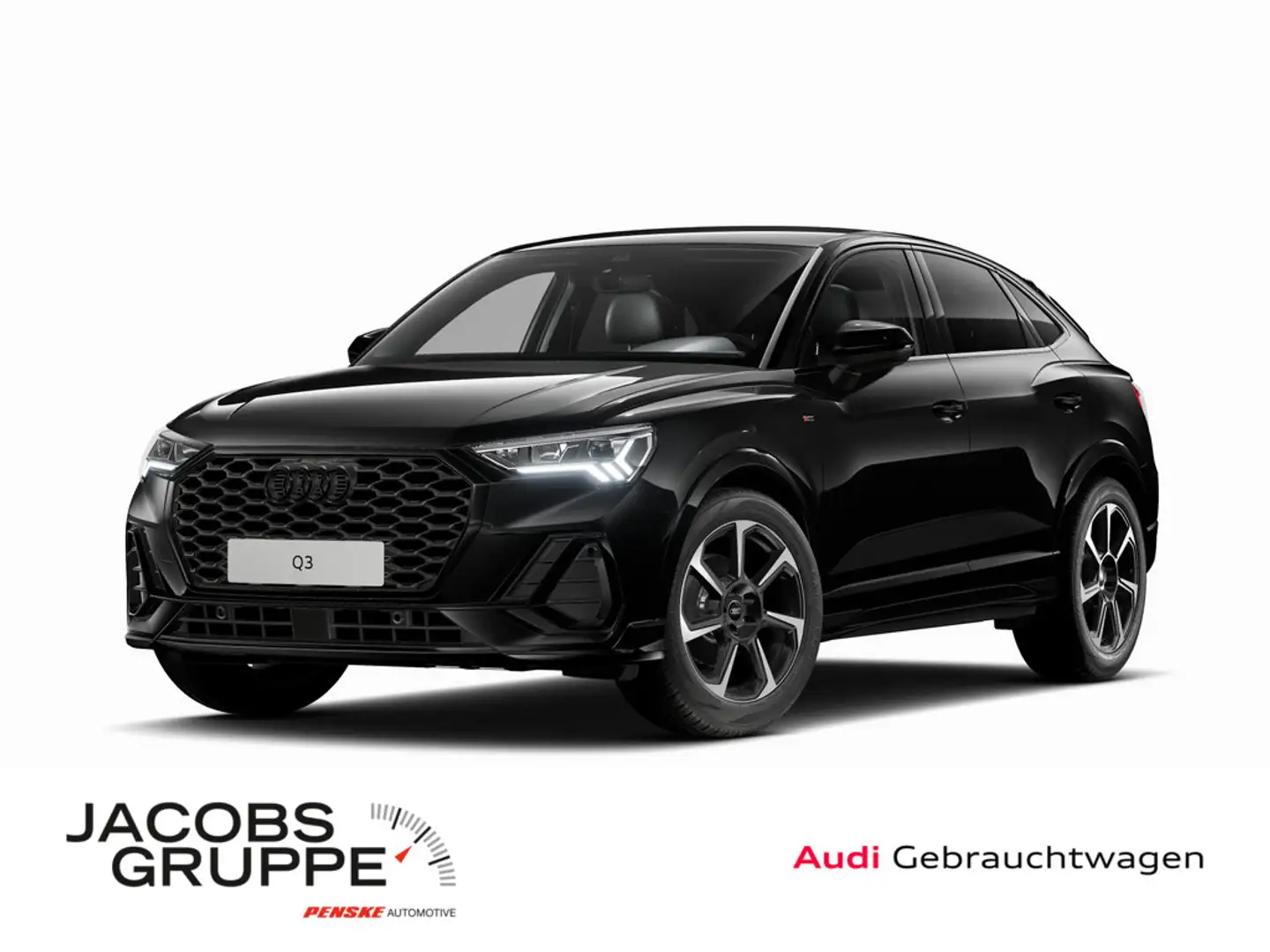 Audi Q3 Sportback 35TDI 2xS line/Black+/Sonos/ACC/AHK/19Zoll Schwarz - 1