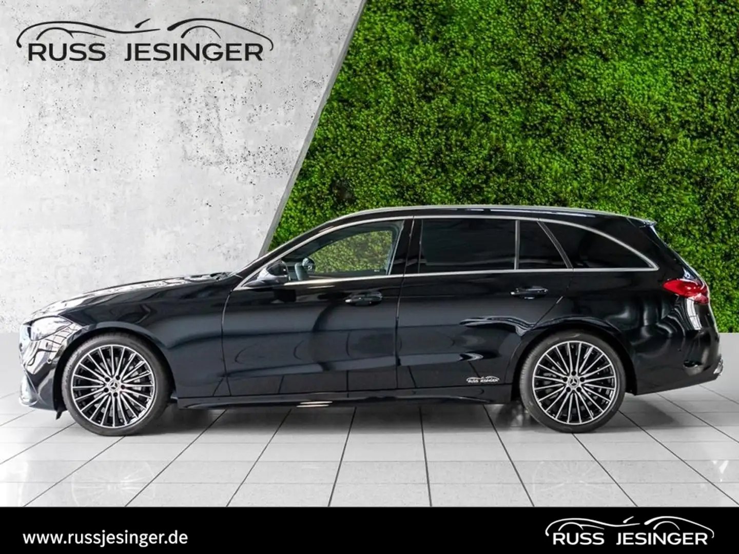 Mercedes-Benz C 200 T AMG Line *AHK*MBUX*Distr*Pano*Navi*360°* Black - 2